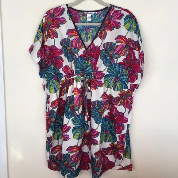 Colorful Swim Coverup - Picture 1 of 4